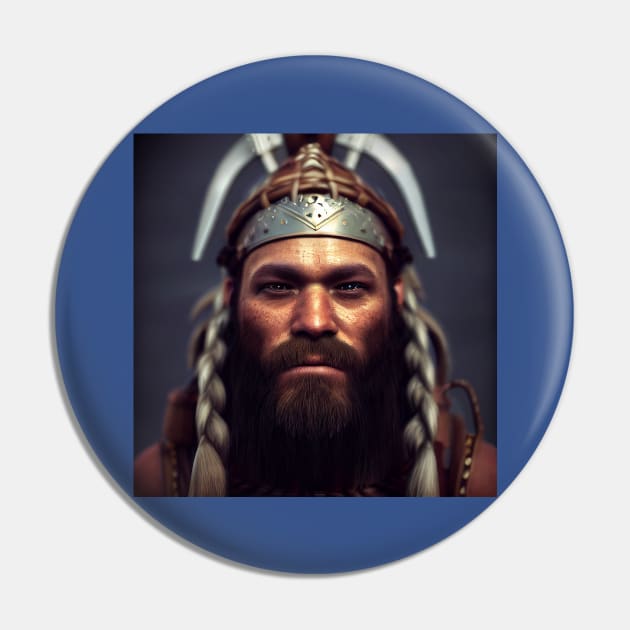 Viking Raider Pin by Grassroots Green