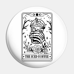 The Iced Coffee Tarot Card Pin