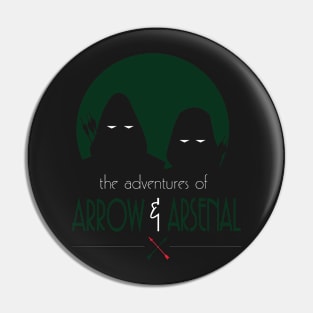 The Adventures of Arrow & Arsenal Pin