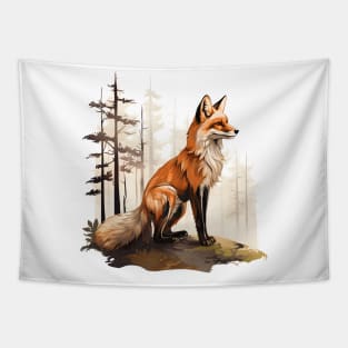 Forest Foxes Tapestry