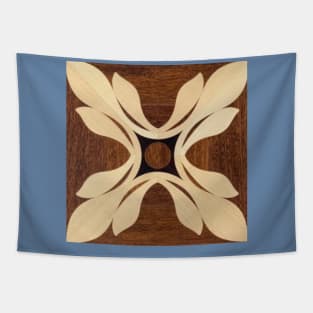 pattern, wood ornament, wood decor Tapestry