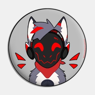 subWOOFer Headshot Pin