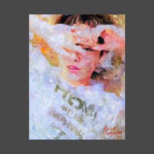 Cho SeungYoun Impressionist Painting K-Pop Celebrity Portrait T-Shirt