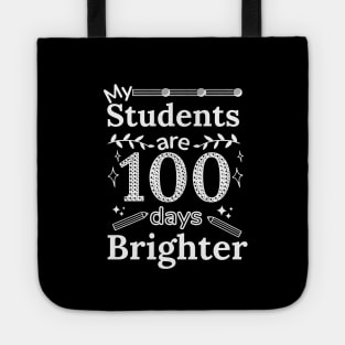 My Students are 100 days Brighter Tote
