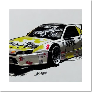 A1 Cool Drift Car Poster Art Print 60 x 90cm 180gsm - Drifting Race Gift  #16531