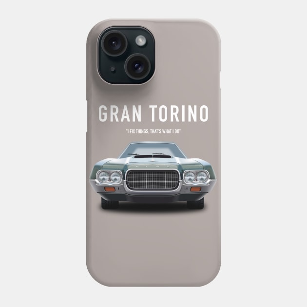 Gran Torino - Alternative Movie Poster Phone Case by MoviePosterBoy