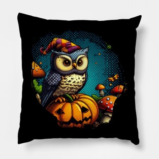 Happy Halloween by Owl 02 Pillow