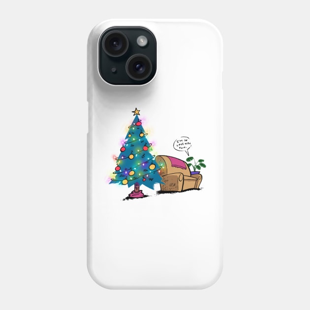 Lovely Christmas tree Phone Case by neilkohney