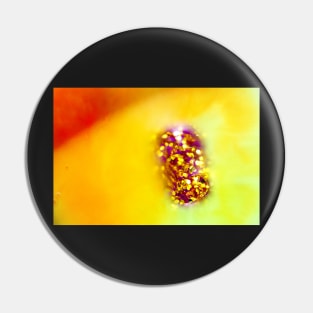 Orange and Yellow Oil and Water with Sparkles Pin