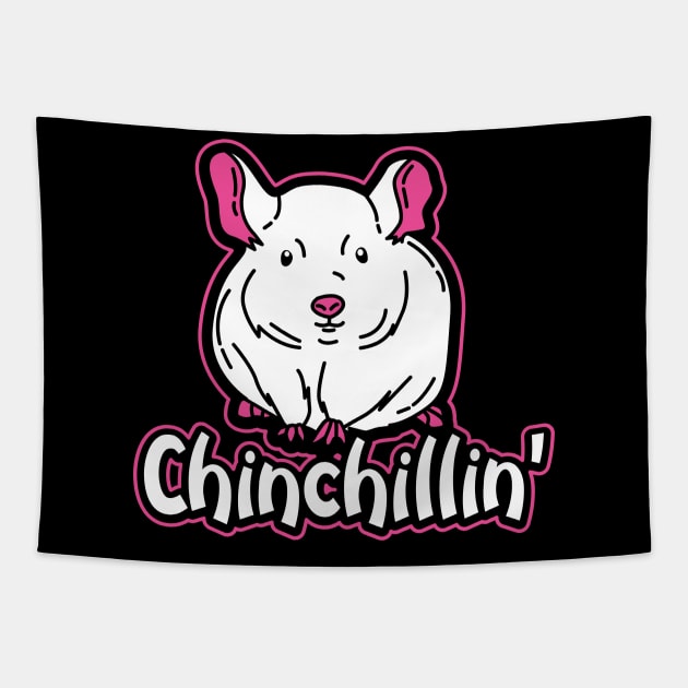 Chinchillin Tapestry by GigibeanCreations