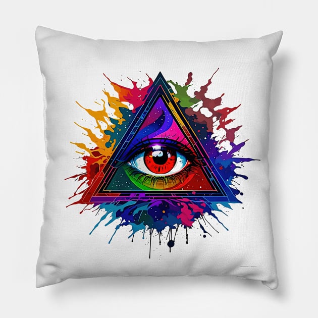 Eye of Providence Pillow by Da20