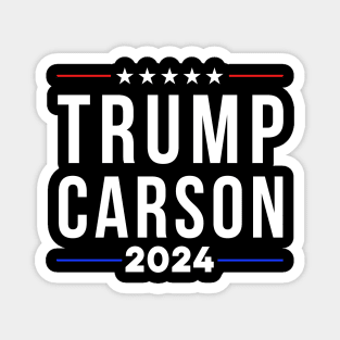 trump carson 2024 Magnet