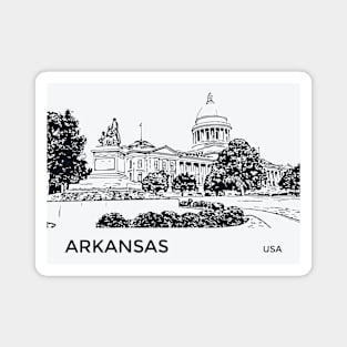 Arkansas State USA Magnet