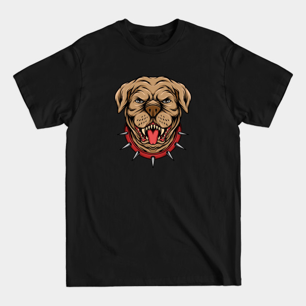 Discover Mean Pitbull Head - Pitbull Lover - T-Shirt