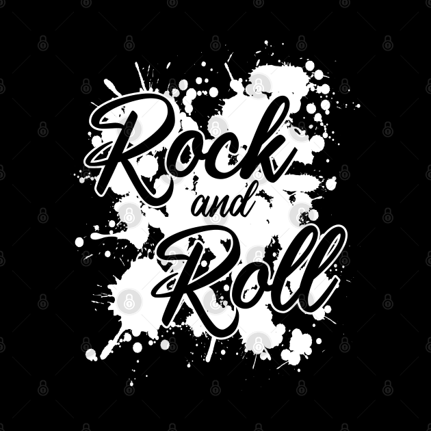 Rock and Roll Music Rockmusic Gift Idea by Macphisto Shirts