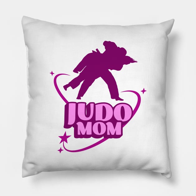 Judo mom Pillow by Graffik-Peeps