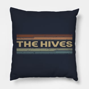 The Hives Retro Lines Pillow