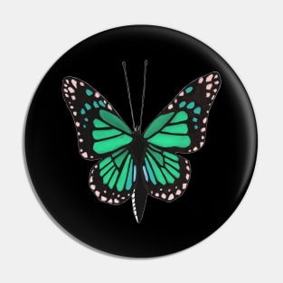 Butterfly 02q, transparent background Pin