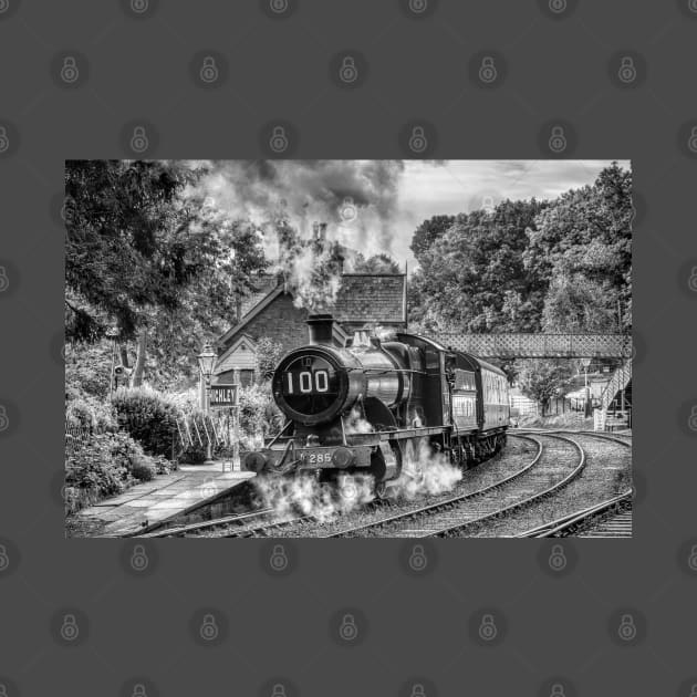 GWR 2857 100th Birthday - Black and White by SteveHClark