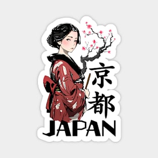 Geisha Art Magnet