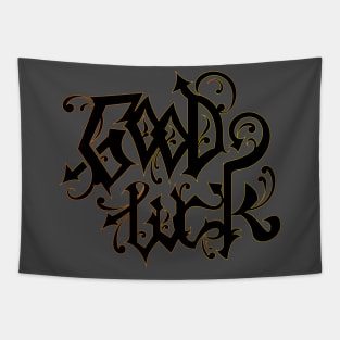 GOOD LUCK graffiti art Tapestry