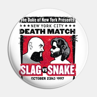 NYC Death Match Poster Version Pin