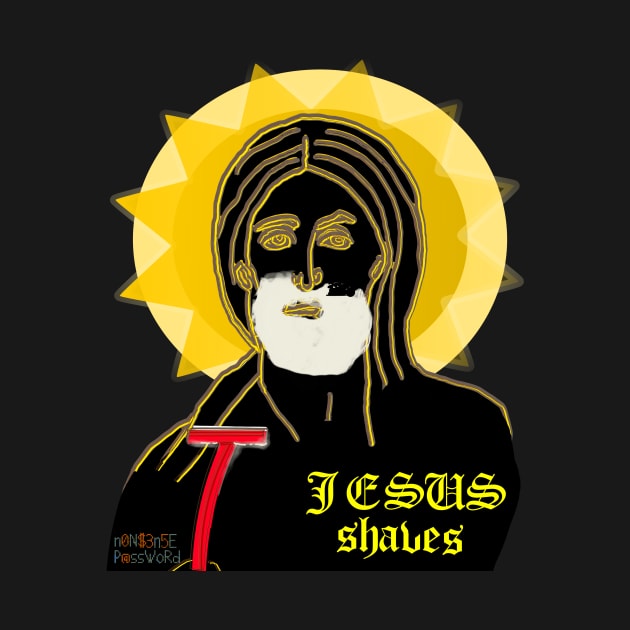 Jesus Shaves by Nonsense-PW