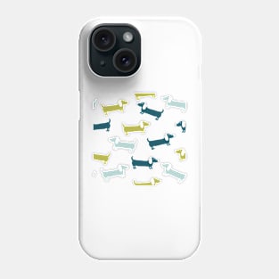 Lovely dachshunds in great colors Phone Case