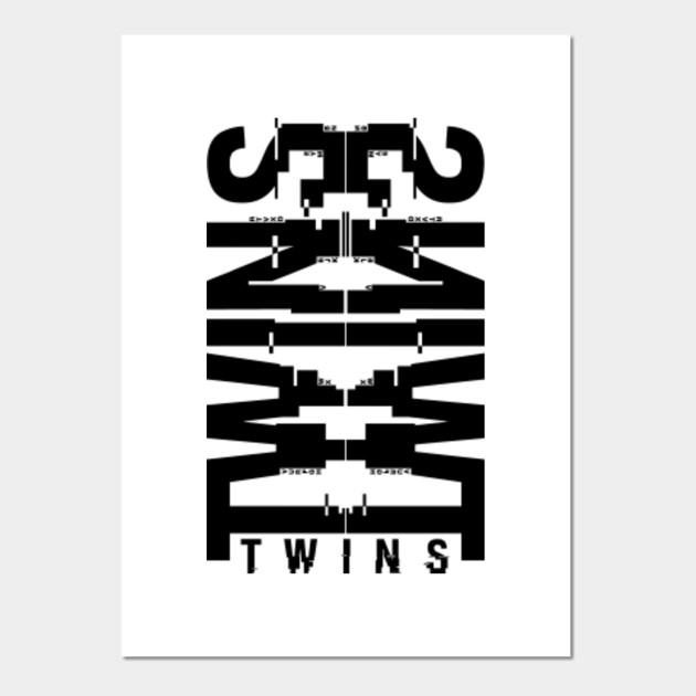 Matching Twins Mirror Graphic Typography 2
