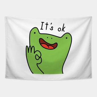 It's ok frog Tapestry