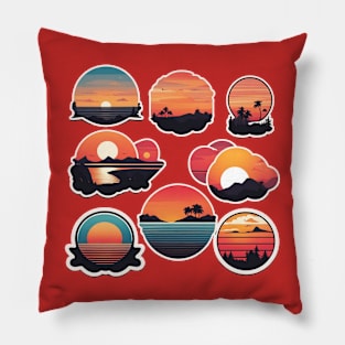 "Sunset Serenade" Pillow