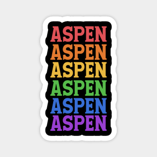 ASPEN COLORFUL CITY Magnet