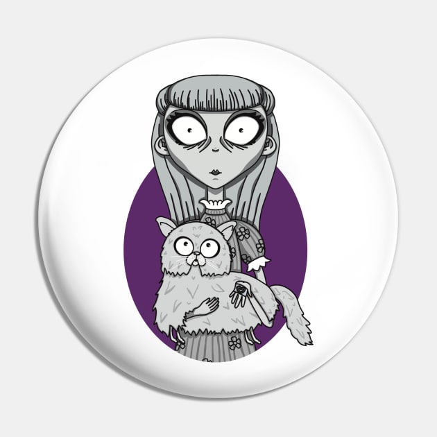 WeirdGirl Pin by SabartDM