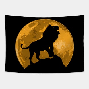 Lion Moon Tapestry