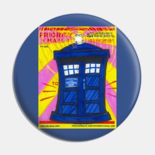 Squishy Police Box slap Pin