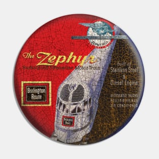 Burlington Zephyr Pin