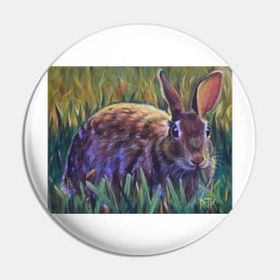 Sunrise Rabbit or Bunny Got Snack Pin