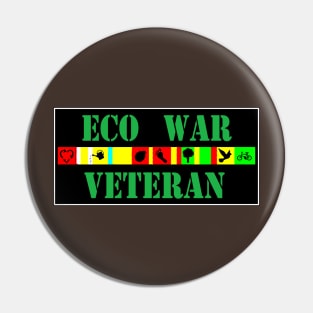 ECO WAR VETERAN Pin