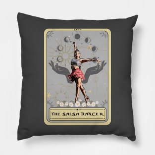 The Salsa Dancer Tarot Card, Salsa Dancing Pillow