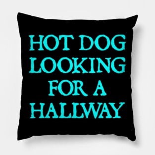 Hot Dog Looking For a Hallway Pillow