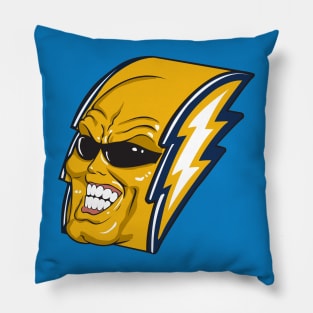 Los Angeles Chargers Bolt Man Pillow