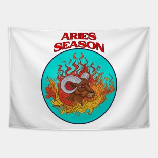 Aries Season Tapestry