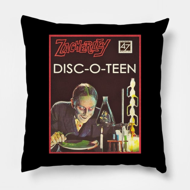 Zacherley Disc-O-Teen 60s Live Dance TV Program Pillow by darklordpug