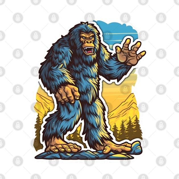 Bigfoot Design - Nostalgic Tribute to the Legendary Creature by SzlagRPG