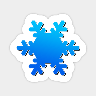 The snow t shirt design Magnet