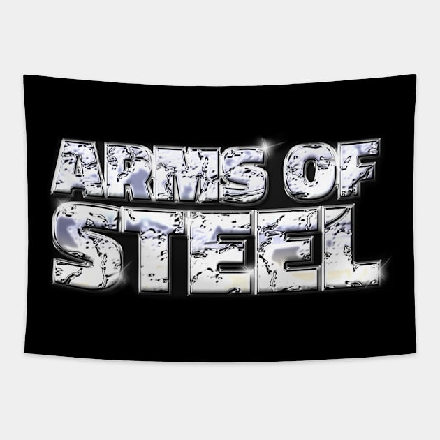 ARMS OF STEEL #2 Tapestry by RickTurner