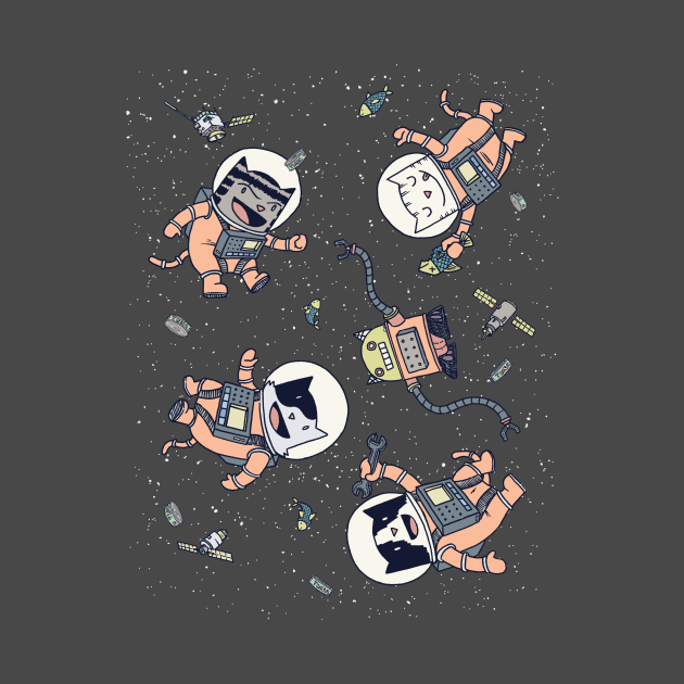 CatStronauts by DrewBrockington