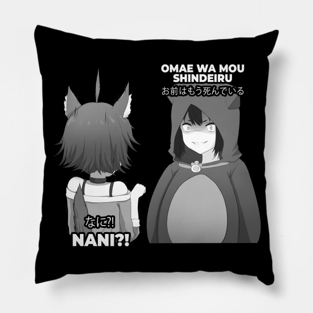Omae Wa Mou Shindeiru Nani Pillow by Anime Gadgets