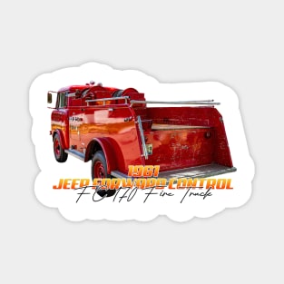 1961 Jeep Forward Control FC 170 Fire Truck Magnet