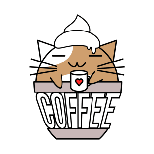 Meowcha in cup T-Shirt